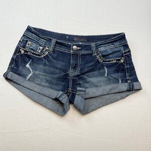 Shyanne Size 28 Western Women's Blue Denim Shorts